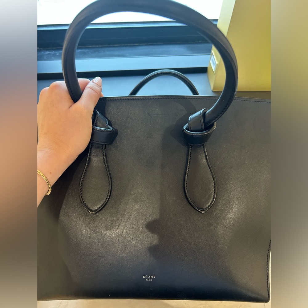 Celine Black Leather Tote Bag - Picture 6 of 6